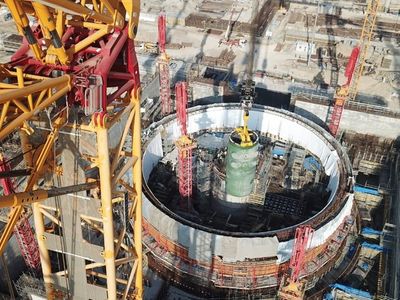 Akkuyu Nükleer Güç Santrali'nde İlk Reaktör Kabı Kuruldu