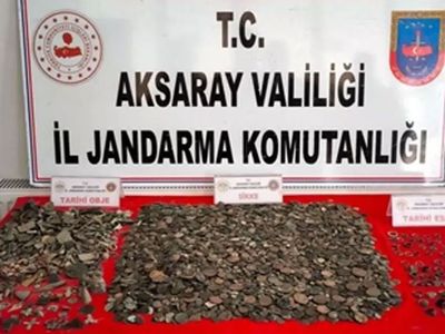 Aksaray'da tarihi eser kaçakçıları yakalandı!