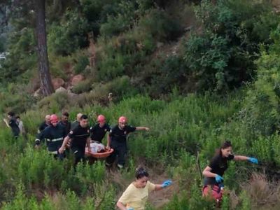 Alanya’da uçuruma yuvarlanan ATV sürücüsü itfaiye ekipleri tarafından kurtarıldı