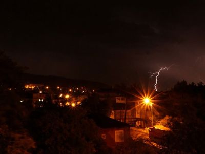 Amasya’da Yıldırım ve Şimşeklerin Görüntüleri Objektiflere Yansıdı
