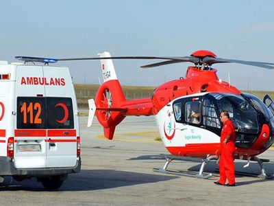 Ambulans Helikopter Günlük Vaka Taşıma Rekoru Kırdı
