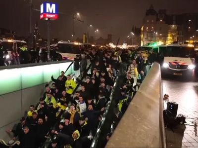 Amsterdam'da İsrail taraftarlarına Filistin tepkisi!