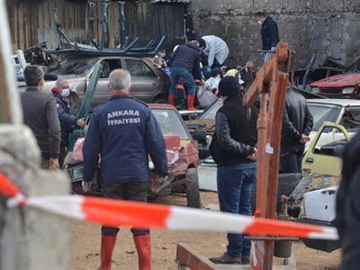 Ankara'da Hurdalıkta Yangın Çıktı! 1 Kişi Öldü
