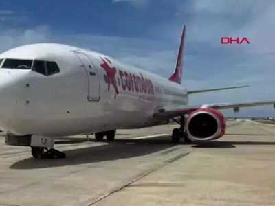 Antalya Havalimanı'nda Corendon Havayolları'na ait uçağın tehlikeli inişi: Panik ve endişe