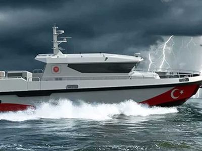 Antalya'da doğalgaz arayan gemiler için özel olarak botlar üretildi
