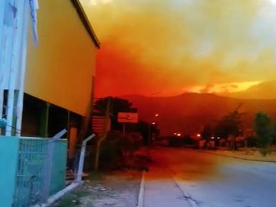 Antalya'da Kimyasal Madde Sızıntısı! Gökyüzü Turuncuya Büründü