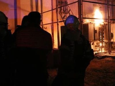 Ardahan’da Elektrik Trafosunda Çıkan Yangın Paniğe Sebep Oldu