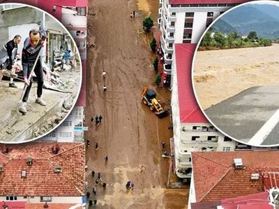 Arhavi'yi Çamurdan Temizlediler! Alkış ve Dualarla Uğurlandılar