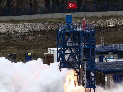 'Ay'a Sert İniş' Görevinde Kullanılacak Hibrit Roket Motorunun Testi Başarıyla Sonuçlandı