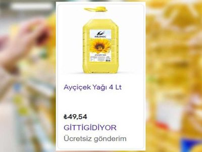 Ayçiçek yağında büyük kampanya: 4 litre ayçiçek yağı 49,54 TL'ye düştü!