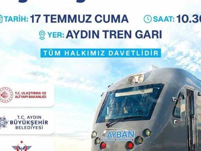 Aydın'da AYBAN banliyö hattı hizmete açılıyor