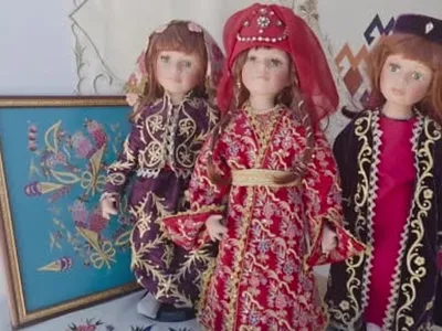 Kütahya’nın geleneksel kadın kıyafetleri modern tasarımlarla buluşuyor