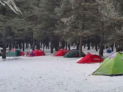 Baharda Kış Kampı Yapıldı