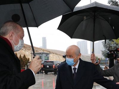 Bahçeli, Cumhurbaşkanı Erdoğan'ı Evinde Ağırladı!