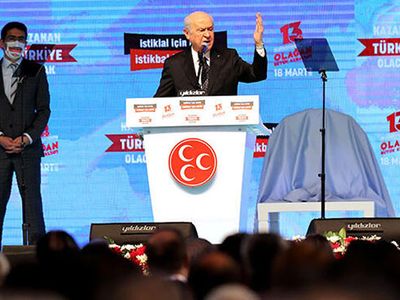 Bahçeli, MHP 13. Olağan Büyük Kurultayında Konuştu: 2023 Adayımız Recep Tayyip Erdoğan'dır