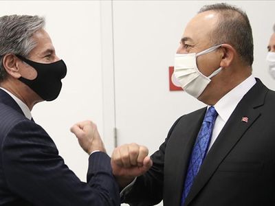 Bakan Çavuşoğlu ile ABD Dışişleri Bakanı Blinken'den Görüşme