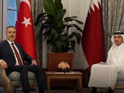 Bakan Fidan Katarlı Başbakan Yardımcısı İle Bir Araya Geldi