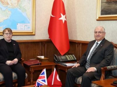 Bakan Güler mevkidaşı ile bir araya geldi