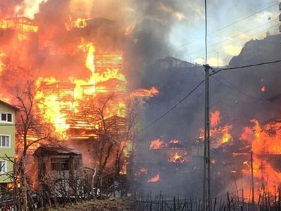 Bakan Murat Kurum'dan Artvin'deki Yangına İlişkin Açıklama