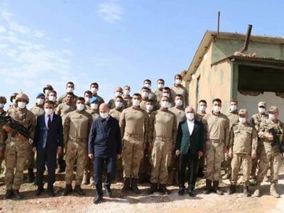 Bakan Soylu'dan Gabar'daki Güvenlik Güçlerine Bayram Ziyareti