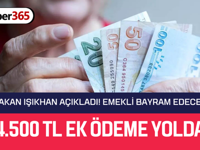 Bakın Işıkhan emekliye müjdeyi verdi! 4.500 TL ek ödeme yolda