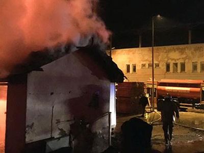Balıkesir'de Marangoz Atölyesi Yandı