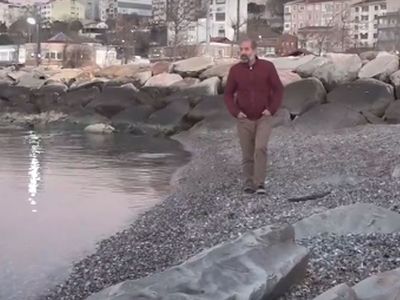 Balıkesir'den Şaşırtan Görüntü: Deniz 10 Metre Geri Çekildi