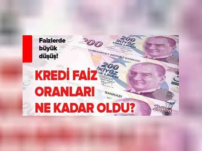 Banka kredi faiz oranların büyük düşüş yaşandı! Kredi çekeceklerin dikkatine bu fırsatı kaçırmayın! Bankaların güncel faiz oranları Nisan 2022