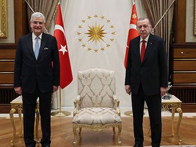 Başkan Erdoğan BM Genel Başkanı Volkan Bozkır'ı Kabul Etti