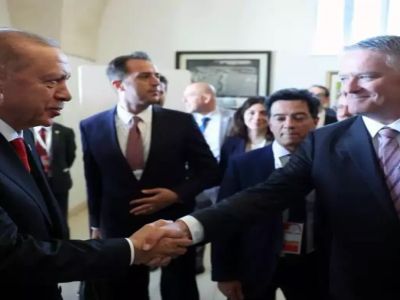 Başkan Erdoğan, G7 Zirvesi'nde! BAE Devlet Başkanı İle Bir Araya Geldi!