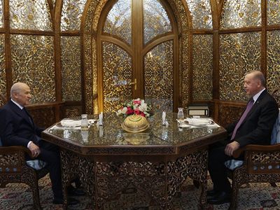 Başkan Recep Tayyip Erdoğan ile Devlet Bahçeli İftarda Buluştu