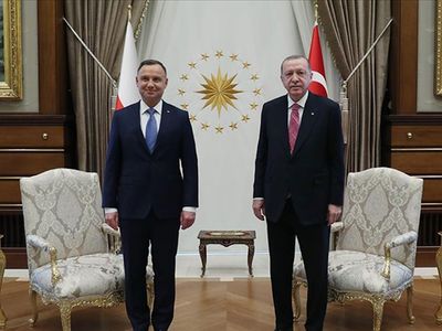 Başkan Erdoğan, Polonya Cumhurbaşkanı Duda İle Görüşme Gerçekleştirdi