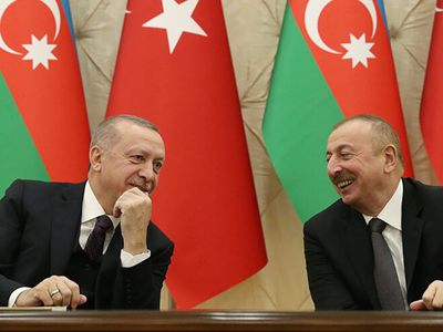 Başkan Erdoğan ve İlham Aliyev Gündeme Dair Açıklamalarda Bulundular