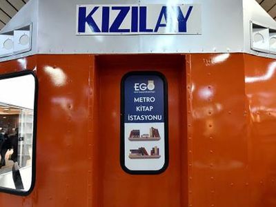 Başkentte Tren Maketinden Yapılan Kütüphane Açıldı