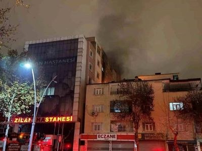 Batman’da yangın paniği: Hasta kaldığı odayı ateşe verdi