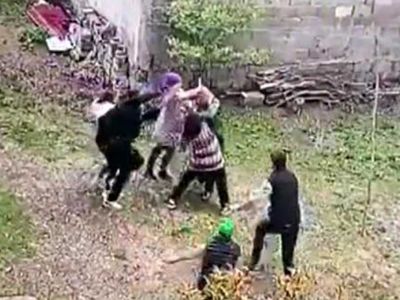 Bayram günü tüfekli ve yumruklu kavga: O anlar kameralara yansıdı