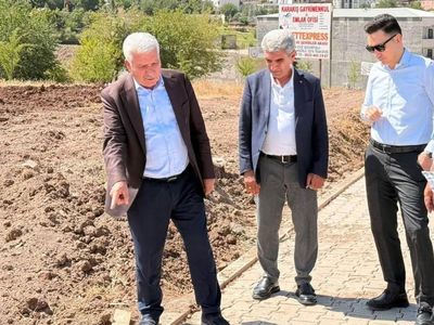 Çermik'te TOKİ yolları için önemli adım: Yerinde inceleme yapıldı