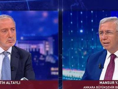 Belediye Başkanı Mansur Yavaş, Fatih Altaylı'ya Sinirlendi
