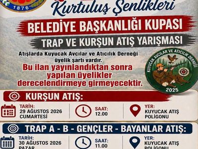 Kuyucak’ta kurtuluş şenlikleri öncesi atıcılık yarışı heyecanı