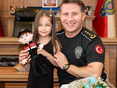 Bilecik’te gazi kızına yunus polis bebeği hediye edildi