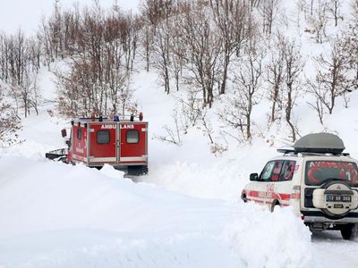 Bitlis'te Sobadan Zehirlenen Aileye Paletli Ambulansla Ulaşıldı