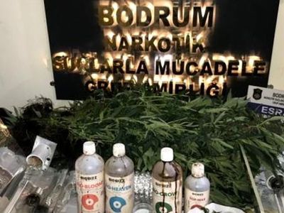 Bodrum'da Ev Uyuşturucu Tarlası Çıktı