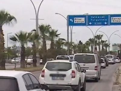 Bodrum'da Trafik Yoğunluğu Oluştu