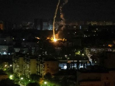 Bölgede siren sesleri duyuldu: Kiev'de patlamalar gece boyu sürdü