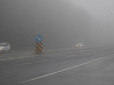 Bolu Dağı'nda Yoğun Sis Etkisini Gösterdi