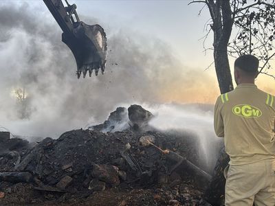 Bolu'daki Anız Yangını 3 Evi Küle Çevirdi