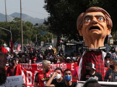Brezilya'da Halk, Bolsonaro Hükümetini Protesto Etti