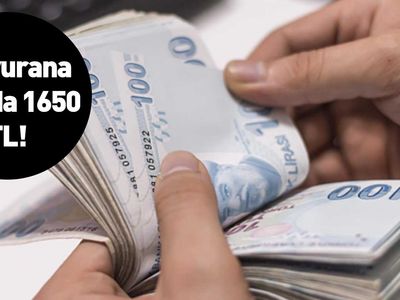 Bu bankadan maaş çekmek yeterli, geri ödemesi yok! SGK-SSK ve Bağkur'lu emekliye 1650 TL anında ödeme