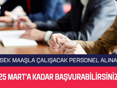 Bu koşulları sağlayan paraya para demeyecek! Yüksek maaşla personel alınacak