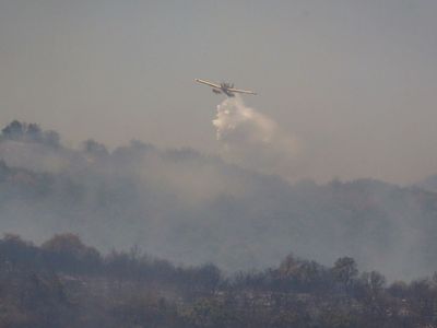 Bursa'da Maki Alanında Yangın Kontrol Altına Alındı